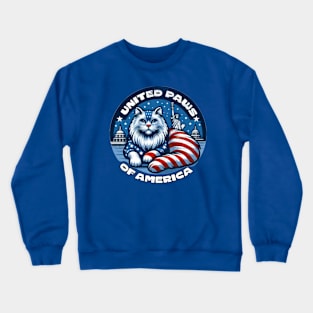 united paws of America Crewneck Sweatshirt